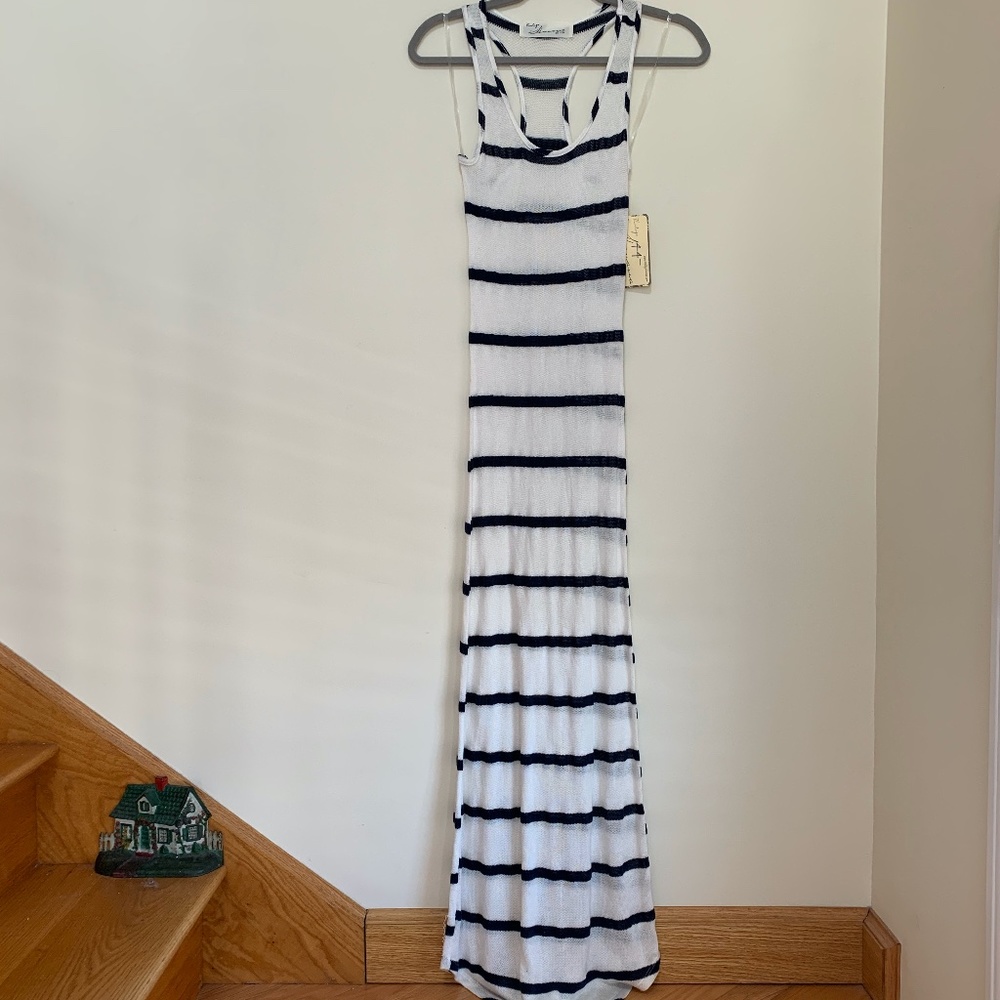 Vintage Havana Racerback Tank Maxi Coverup Dress